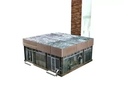 Boiler room Low-poly 3D model