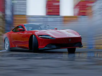 Harbour - Container Shipping 3D model