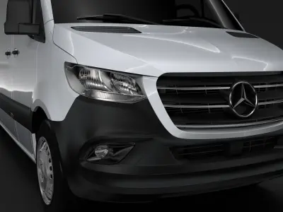 Mercedes Benz Sprinter Panel Van L4H2 RWD 2020 3D model