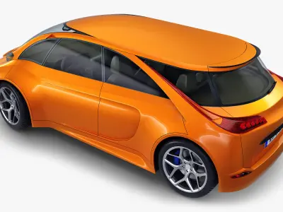 Generic Electric Concept Car 3D model