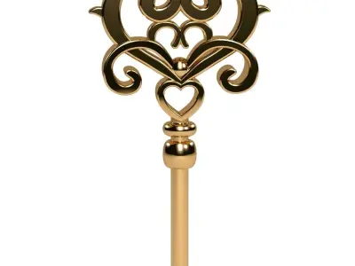 Old key pendant 3D print model