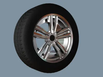 AS rims collection 3 - VW Sebring Low-poly 3D model