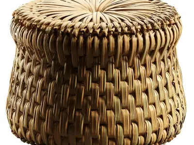 WOVEN SMALL STOOL 3D model