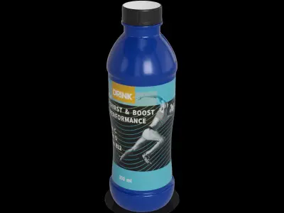 Food for sport Sports Drink Low-poly 3D model