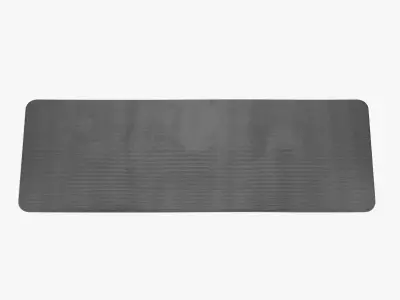 4 Yoga and Fitness Mats - Realistic Exercise Mattress Set 3D Model Pack