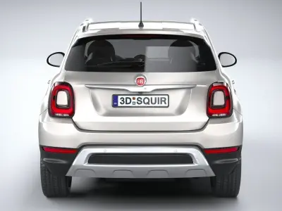 Fiat 500X 2019 3D model