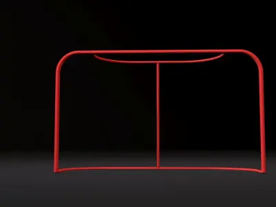 Hockey gates 3D model