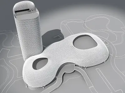 Building 92 3D model