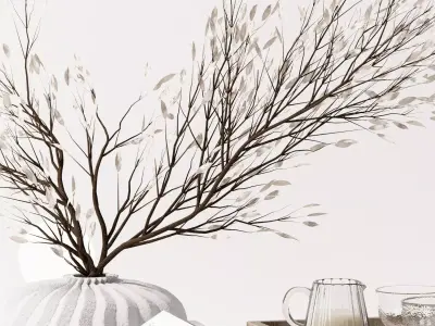 Decorative set H15 3D model