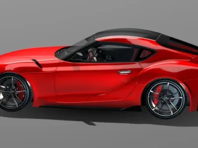 Toyota supra  3D print model