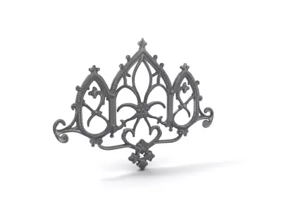 Gothic Ironwork Art model pack Low-poly 3D model