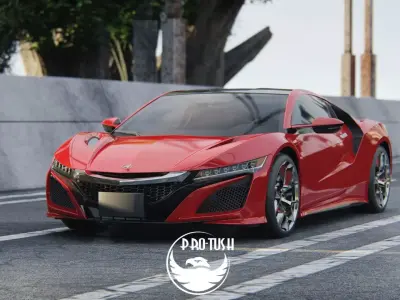  Honda NSX 2017 3D model
