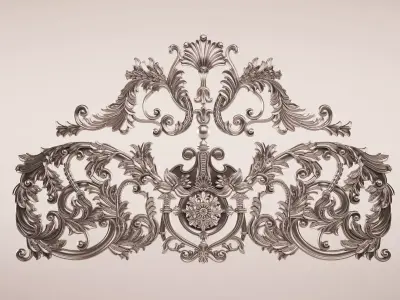 Luxury Fence 3D print model