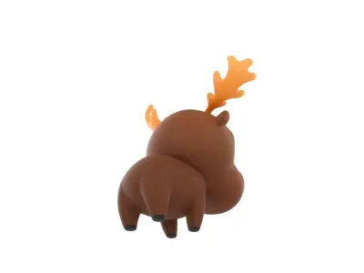 Character045 Moose 3D model