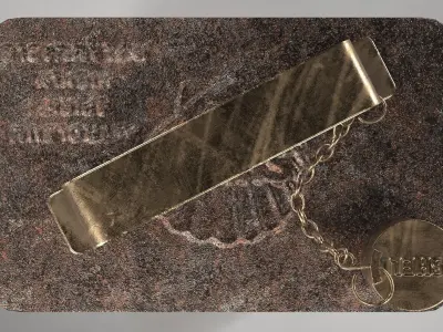 Vintage Shell Petrol Gas Fuel Can Low-poly 3D model