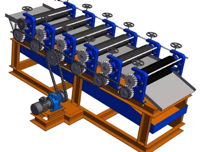 Thin plate machine 3D model