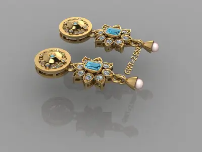 FASION EARING  3D model buy