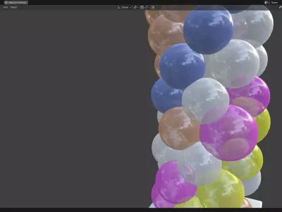 Balloon Arch 04 3D model