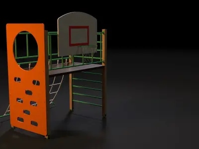 Sports complex 28 3D model