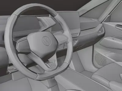 Volkwagen ID3 3D print model
