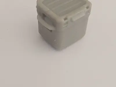 Stanley style cooler for scale autos and dioramas 1 24 3D print model