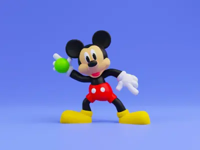 Mickey Mouse 3d print model 3D print model