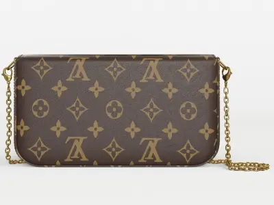 louis vuitton POCHETTE FELICIE  3D model