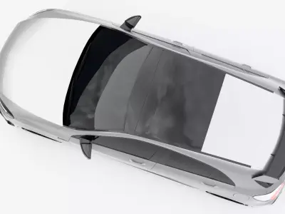 Mercedes-Benz A45 AMG 2018 Low-poly 3D model