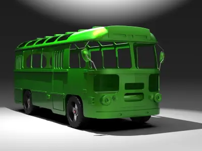 Bus PAZ 672 3D print model