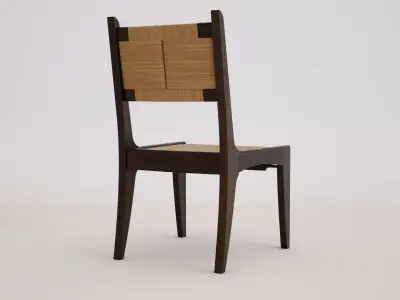 Karlie Chair Low-poly 3D model