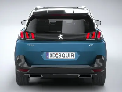 Peugeot 5008 2021 3D model