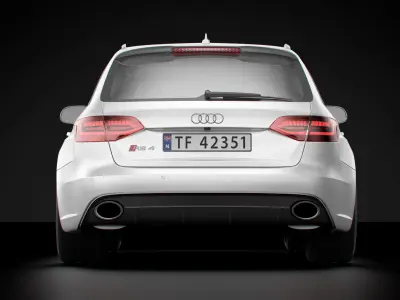 Audi RS4 2013 3D model