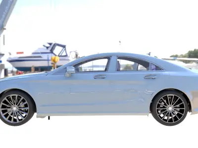 Car Model in Maya 3D model