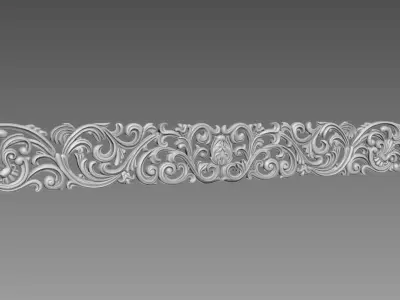 Ornament for furniture 3D model