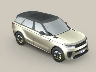 Land Rover Range Rover Sport SV 2024 Low-poly 3D model
