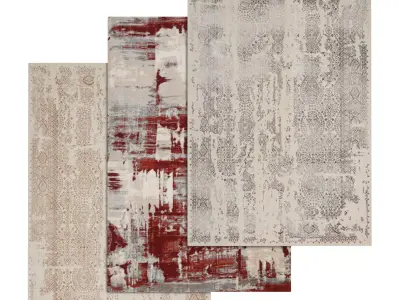 Rug Set 1122 3D model