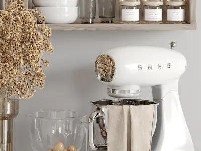 kitchen accessories N061 3D model