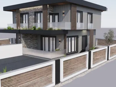 Building 1 3D model