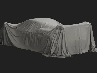 Sportcar Cover 07 3D model