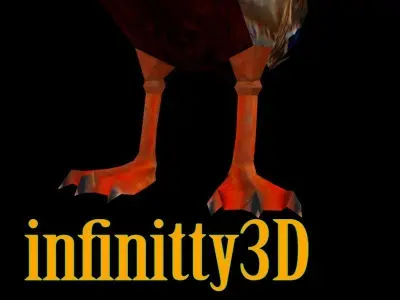 Duck 3D Low-poly 3D model purchase