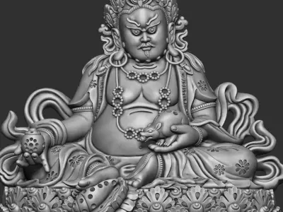 Tibetan Buddha 3D print model
