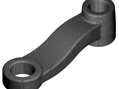 Vehicle Steering Linkage 3D print model