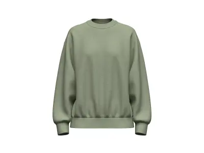 Women Sweatshirt 3D model 3D model