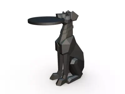 doberman table  3D print model