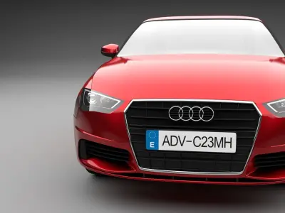 Audi A3 2013 sedan 3D model