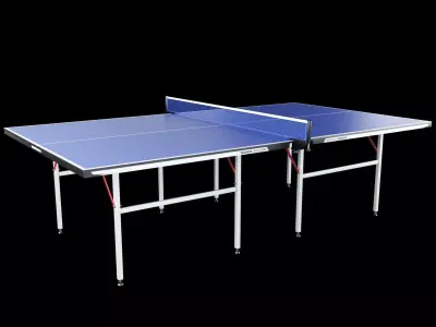 Club - School Table Tennis Table  Low-poly 3D model