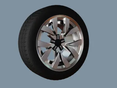 AS rims collection 6 - VW Montero Low-poly 3D model