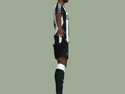 T-Pose Rigged Alexander Isak Newcastle 24-25 3D model