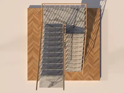 Types of Staircase 3D model
