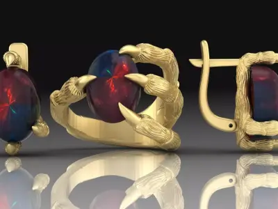 Headset Claws 3D print model